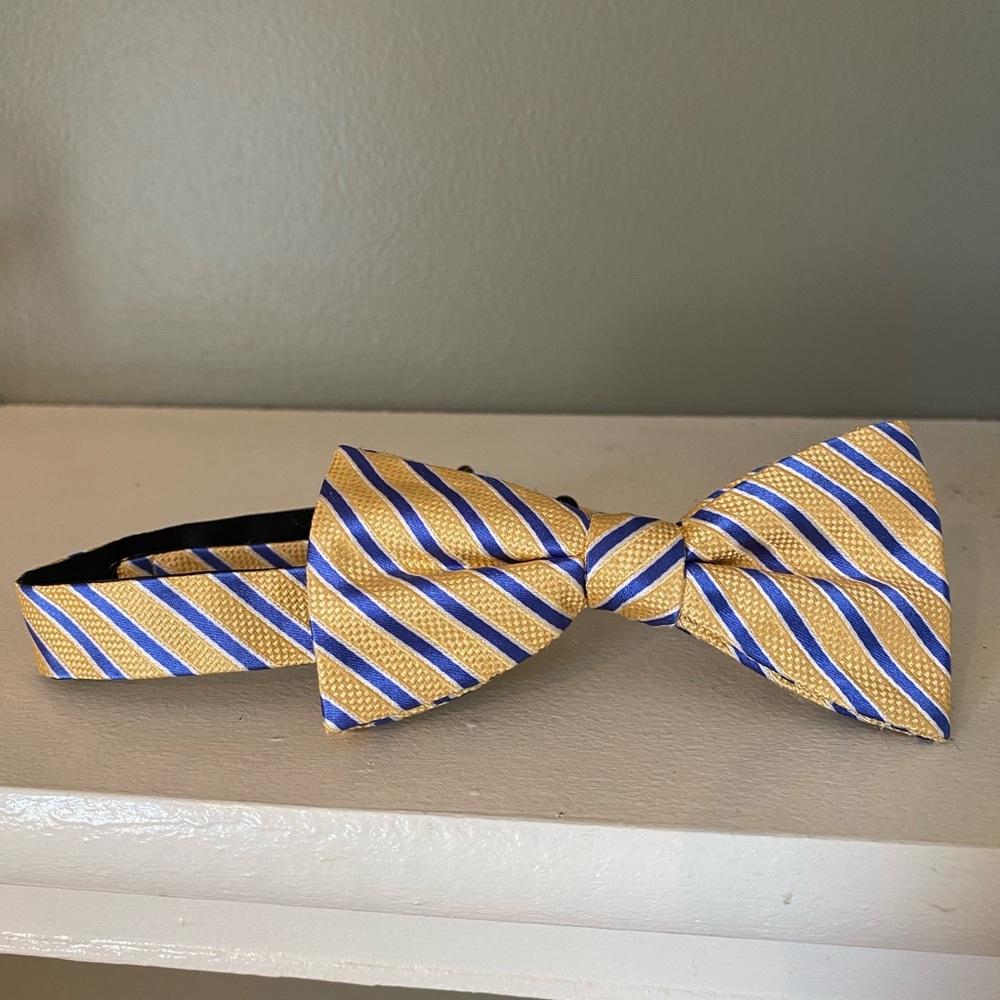 Adjustable Striped bow tie by Croft and Barrow.